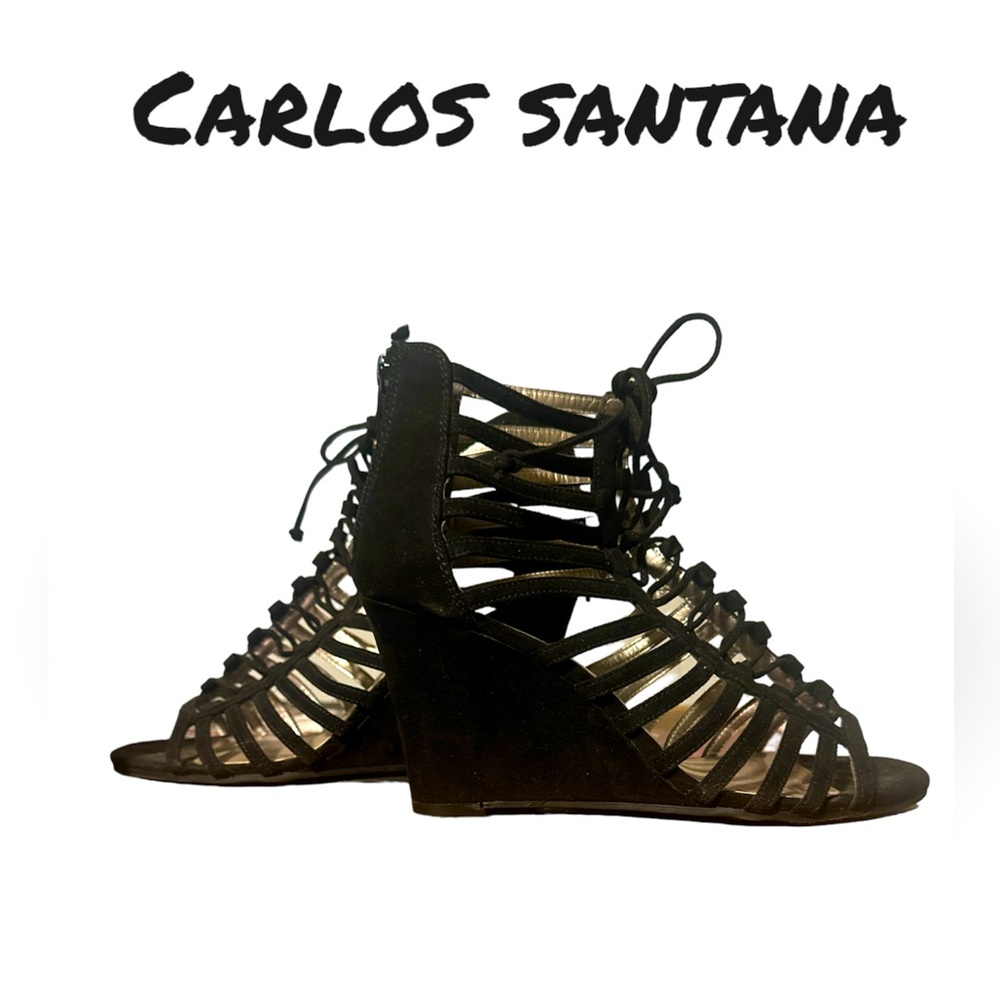 Wedge Lace-Up Sandals
